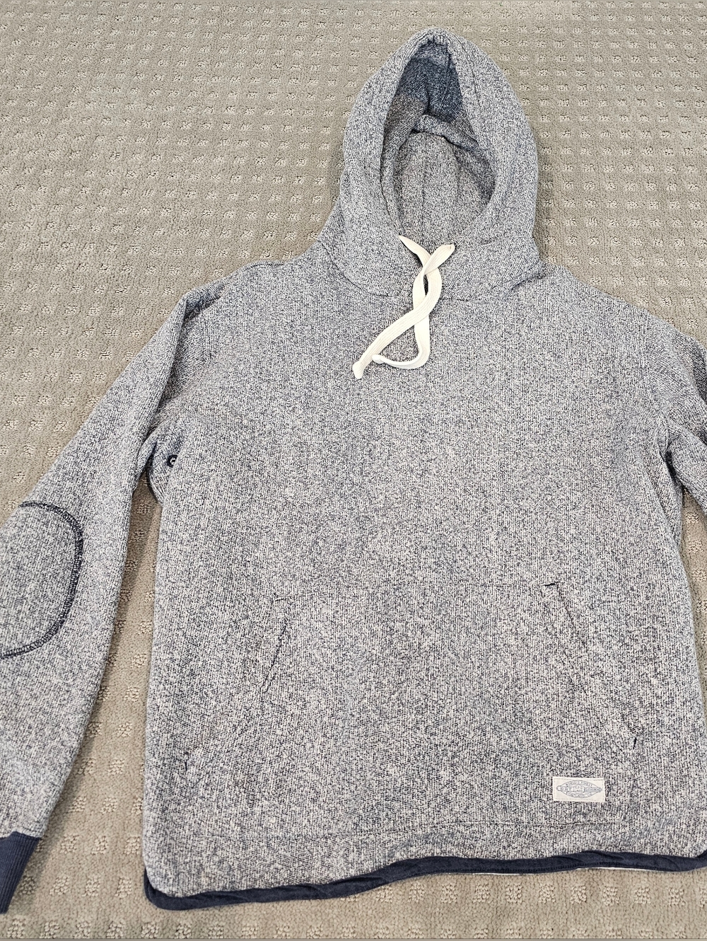 CPO Provisions Hoodie Size L,  Blue Front Pouch Pullover Men’s